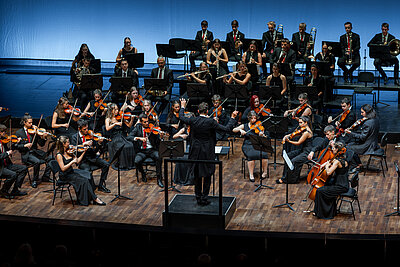 Orchesterakademie Tirol 2025 mit dem Dirigenten Vinzenz Praxmarer